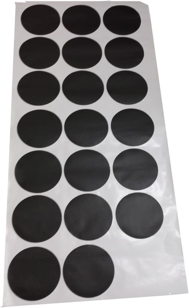 Bata Vinyl Polka Dot Wall decal Art Wall stickers Peel & Stick 7cm 35dots Black - Image 3