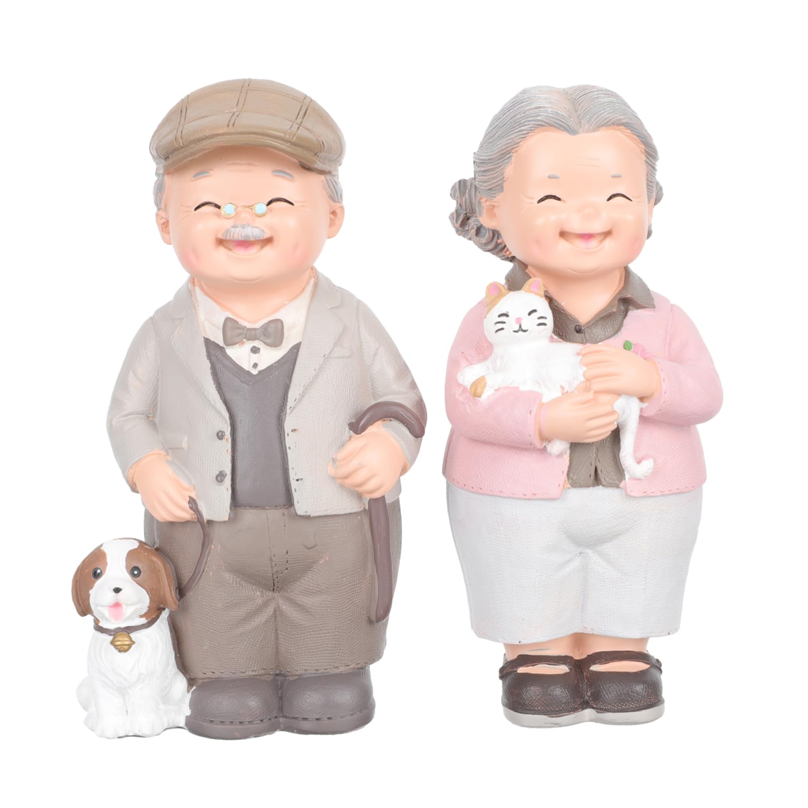 KOMBIUDA Liebespaar Deko aus Kunstharz Filigrane Paarfigur für Wohnzimmer Schlafzimmer Büro Romantisches Jubiläumsgeschenk