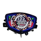 Motorcycle Dashboard Speedometer for Y&amaha LC135 135LC LC 135 V1 Crypton R T110 Digital Meter Assy Odometer Speedometer Motorcycle Digital Speedometer Digital Odometer