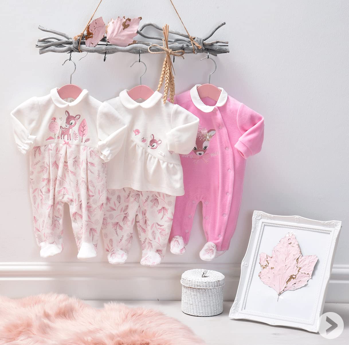 Ellepi set tutine ciniglia neonata confezione da 2