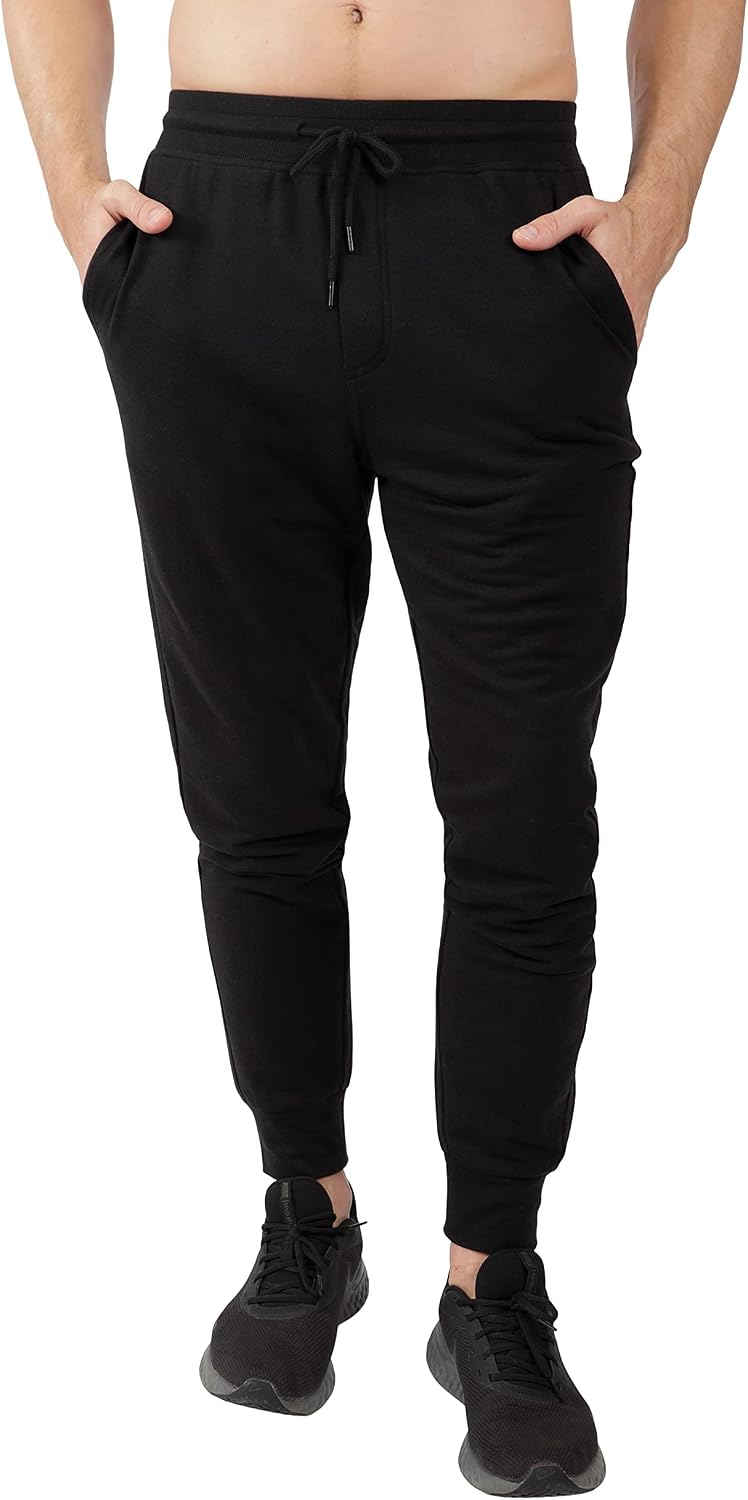 90 Degree By Reflex Mens Jogger Pants with Side Zipper Pockets