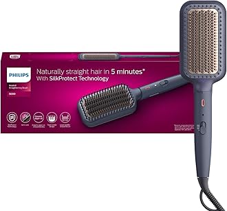 PHILIPS Women's ThermoProtect Large Brush, Multicolored,BHH885/03,2 Years Warranty