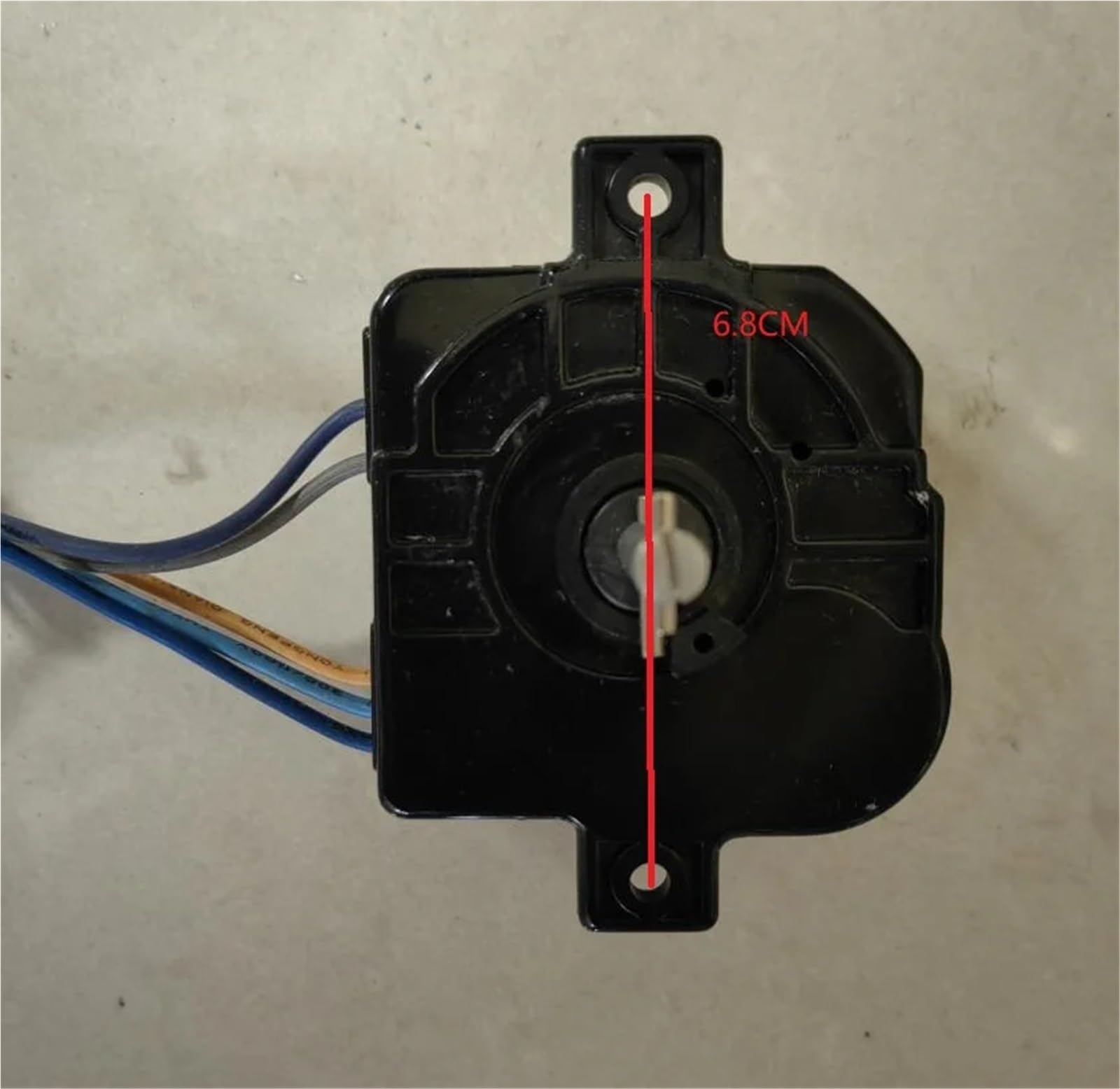 DXT-15 Temporizador de lavadora de 15 minutos con 5 cables y piezas de repuesto planas de doble oreja