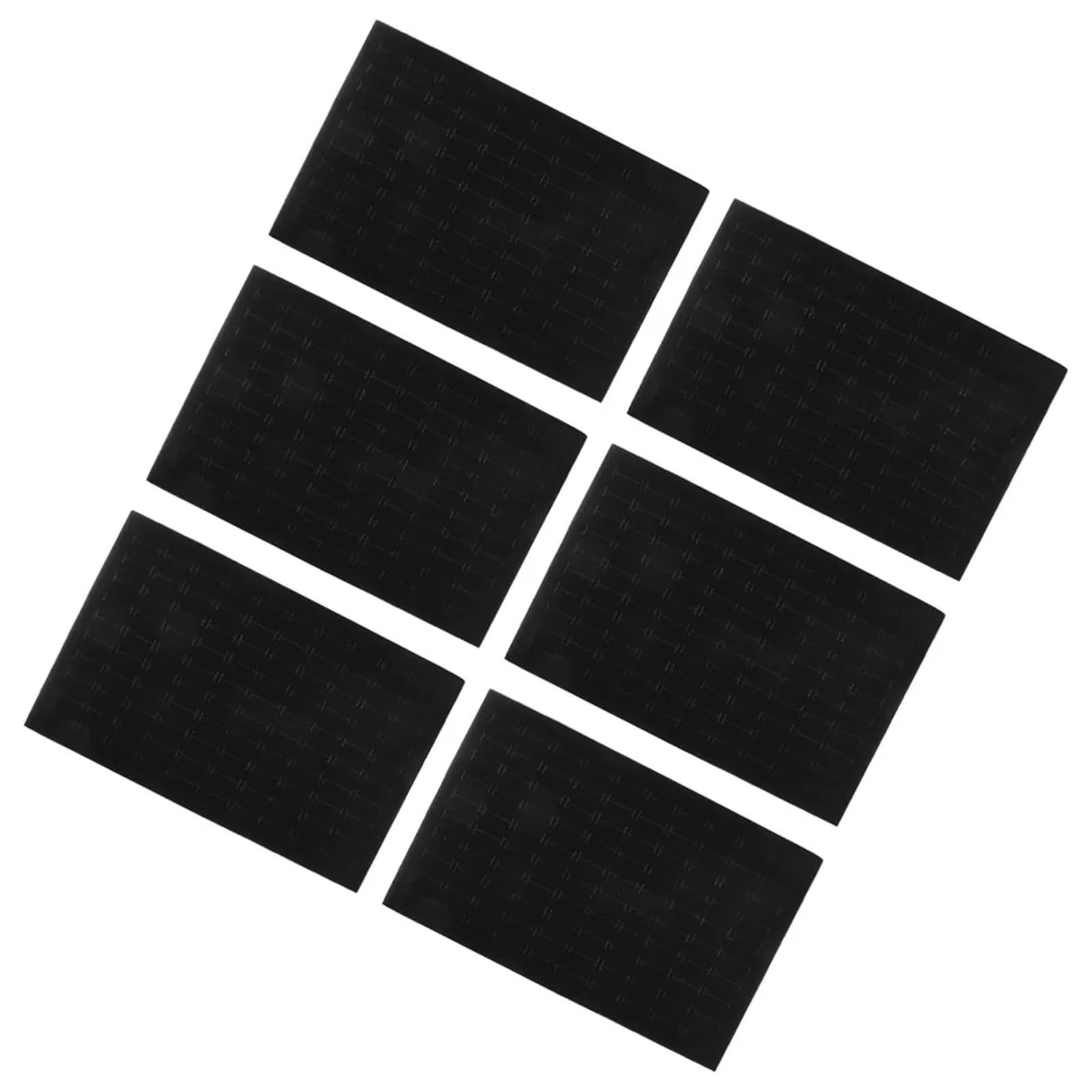 LSNNMU 6Pcs Jewelry Box Sponge Pads Soft Cushion Inserts for Rings Earrings Display Storage Mat Organizer Insert Tray For Jewelry