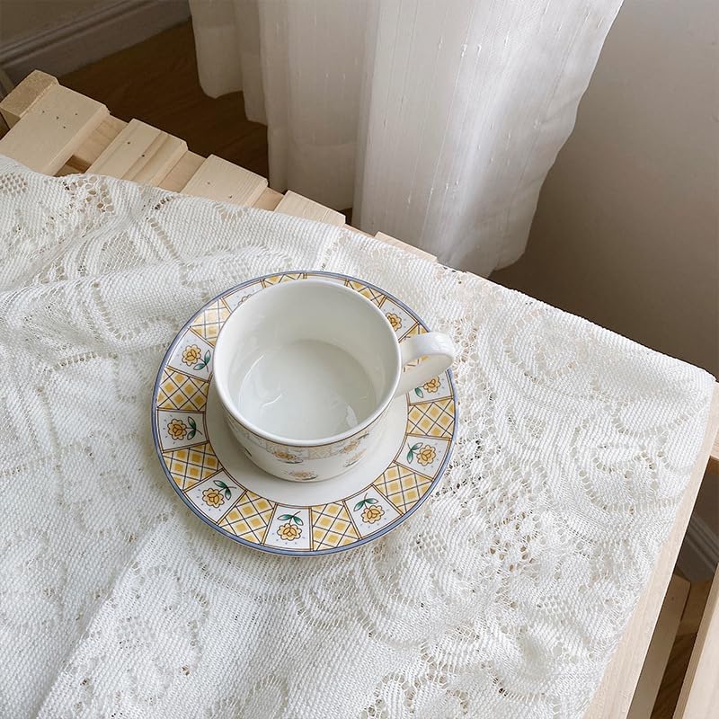 Gsycle White Lace Tablecloth - Image 3
