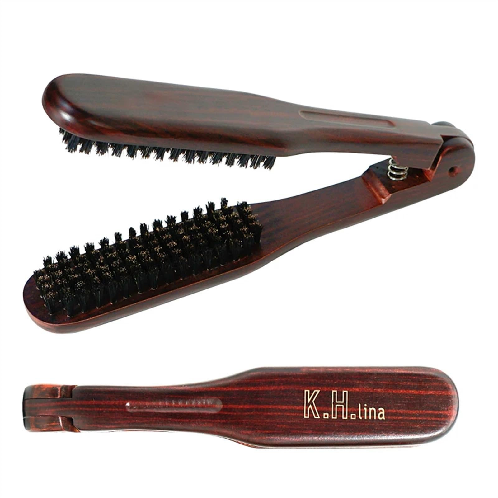 Brosse à cheveux professionnelle peigne en forme de V pour le matin