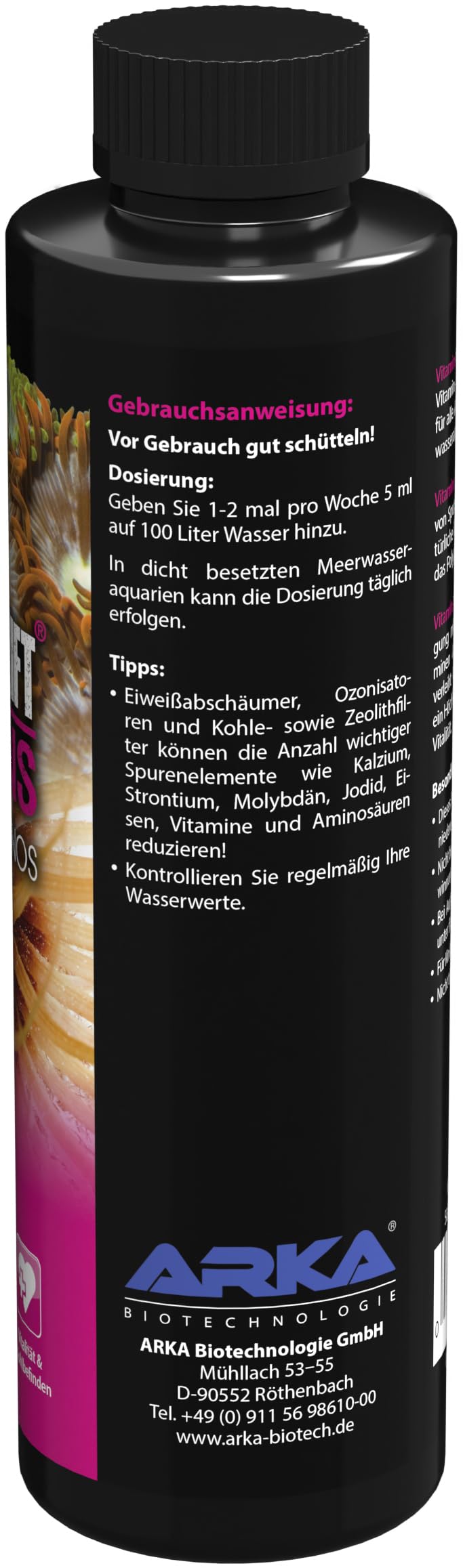 ARKA Coralline 118ml - Kalkrotalgen Booster Für Meerwasseraquarien