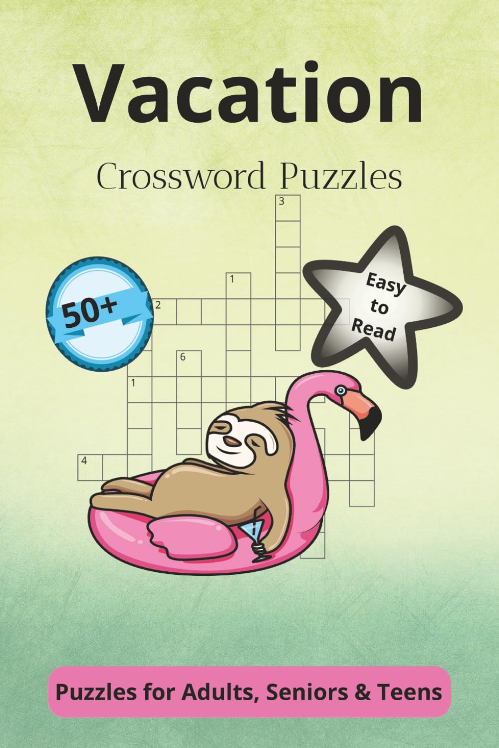 Vacation Crossword Puzzles: Crossword Puzzles with Easy to Read Print about Vacation, World Travel and More | Help Calm the MInd & Spirit, Relax | 6x9 ... Gift for Vacations, Holidays, Relaxation