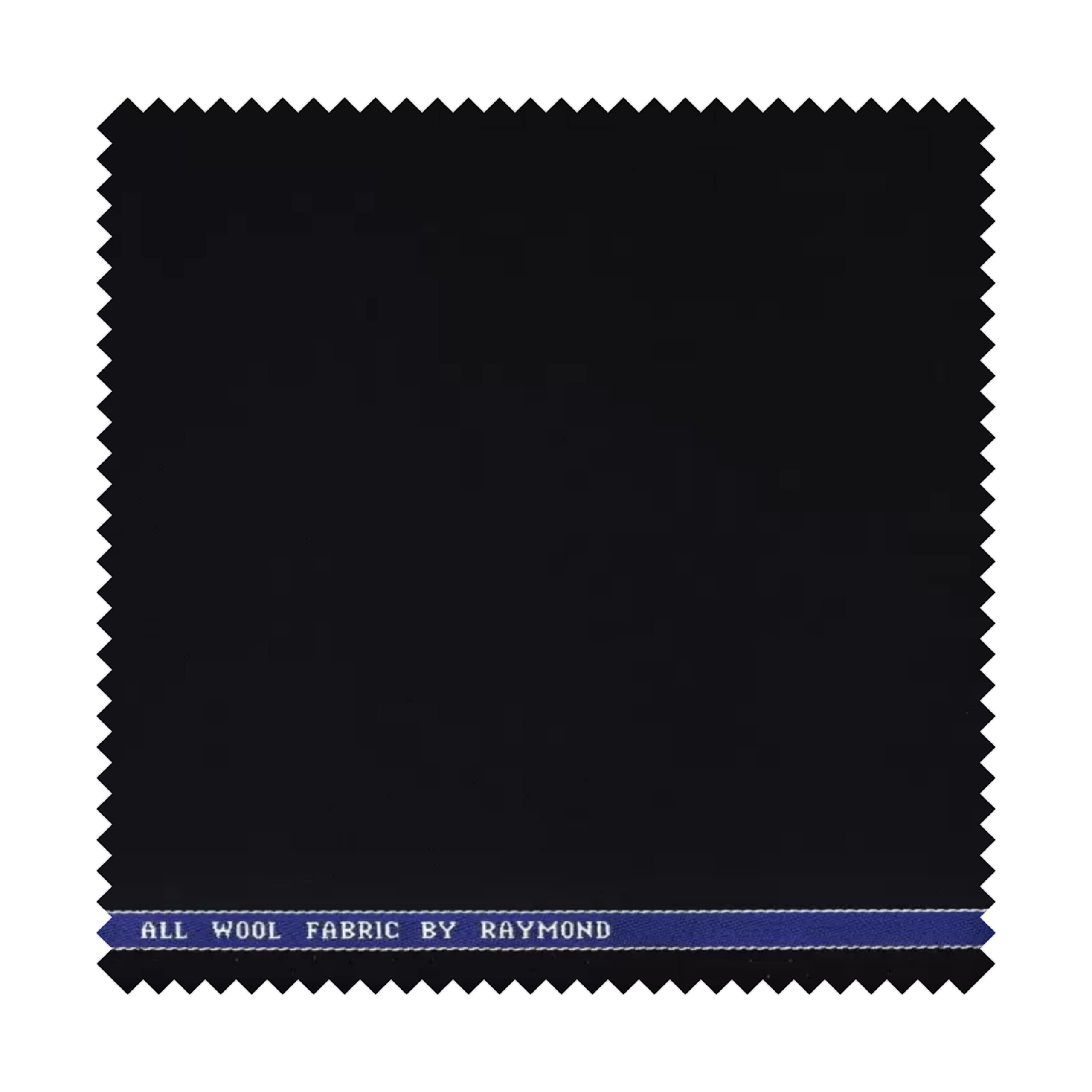 Raymond Merino All Wool 3 Meters Suit Fabric (Black, All Weather, Premium), Solid-picture-13
