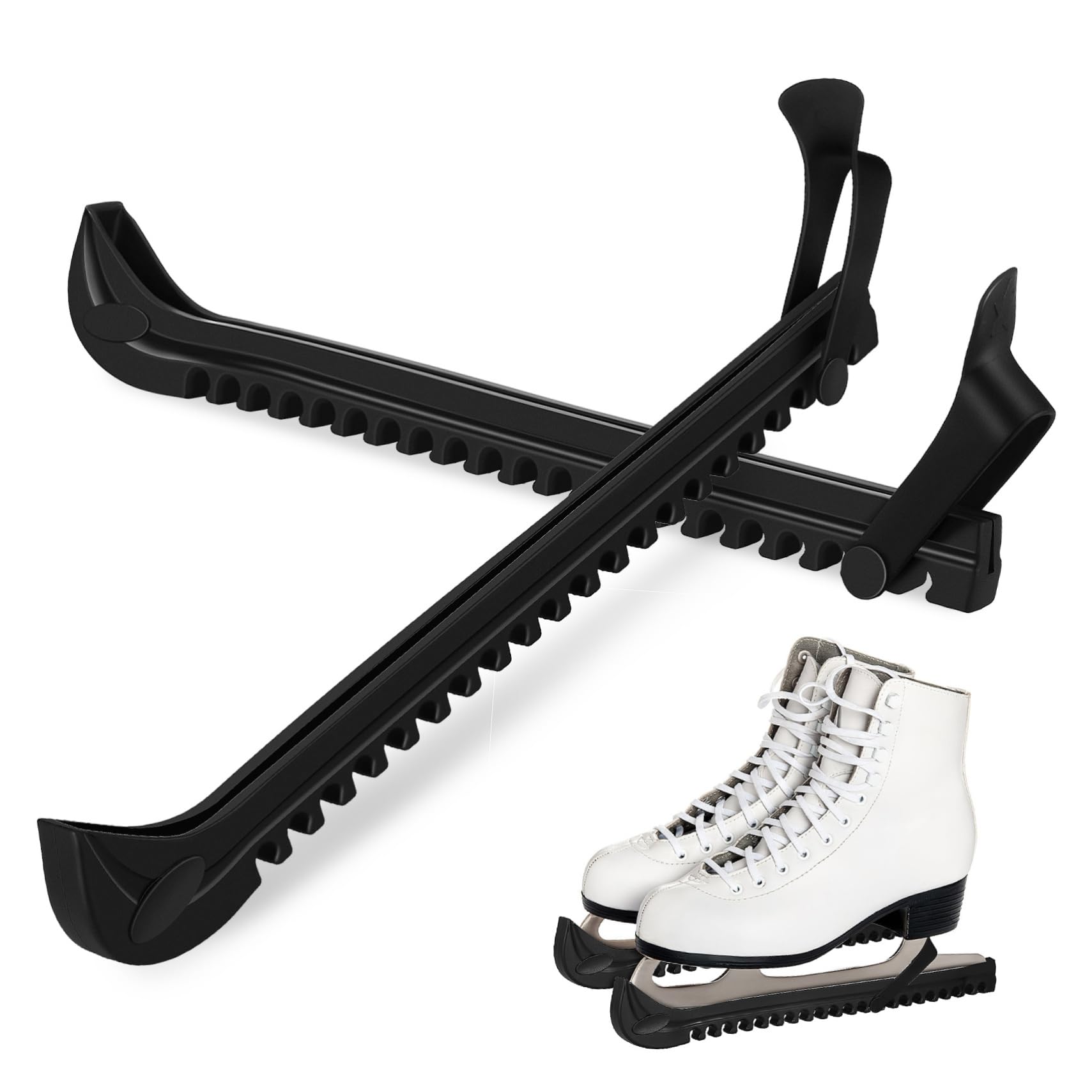 OSOLADY 2Pcs Ice Skate Guards Blade Covers for Hockey Figure Skating Portable Protective Accessories for Adults Versatile Ice Skating Gear