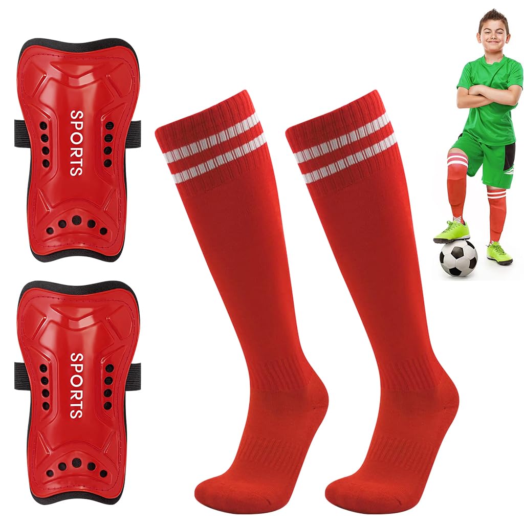 Proberos® Sport Compression Sock Shin Guards Set 14 Inches Knee High Compression Sport Socks for Girls 5-10 Years Old Sweat Absorption High Elastic Long Sport Socks for Soccer, Basketball, Pink (B0D39R2L4M) Amazon Price History, Amazon Price Tracker