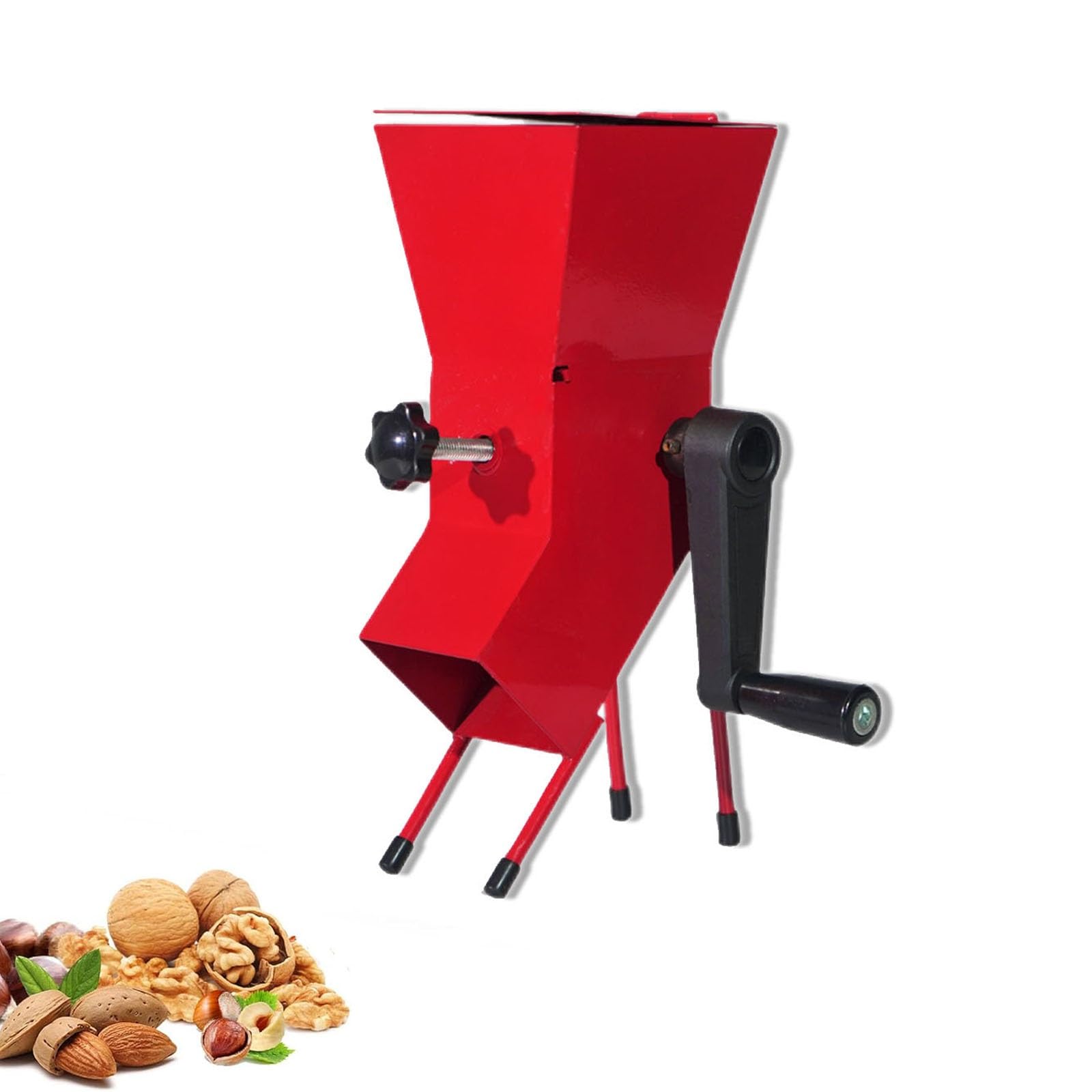 Cascanueces Alicates for nueces de pacana Cascanueces multifuncionales Desgranadora Alicates for nueces Máquina for triturar nueces y nueces Herramienta duradera for cascanueces con manivela, todo met
