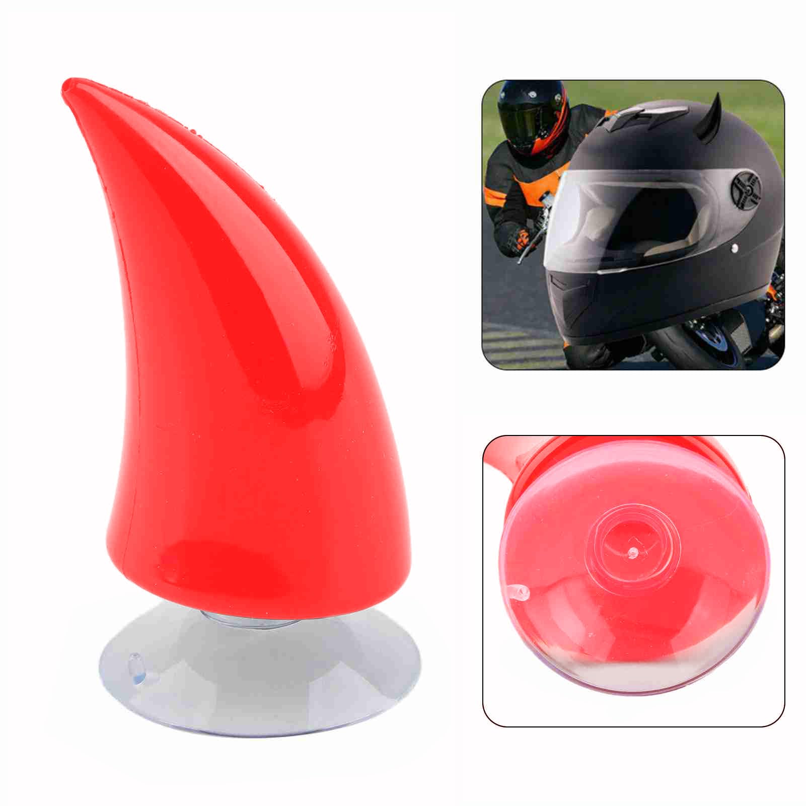 Décoration de casque de moto en caoutchouc durable de haute qualité, corne de casque de moto diable démon corne, pour moto à la maison(red Décoration de casque de moto en caoutchouc durable de haute qualité, corne de casque de moto diable démon corne, pour moto à la maison(red