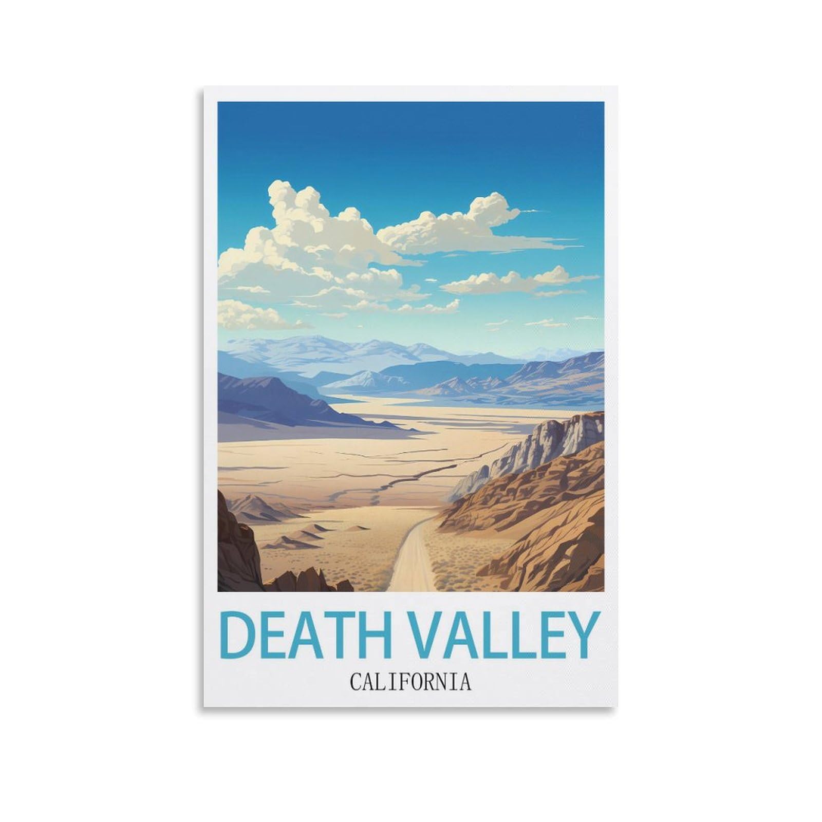Vintage Metal Tin Sign Funny,Death Valley Californias,Funny Retro Metal Wall Decor Decorative Tin Sign Art Plaque Poster for Home Kitchen Bar Club Decoration 15x30cm