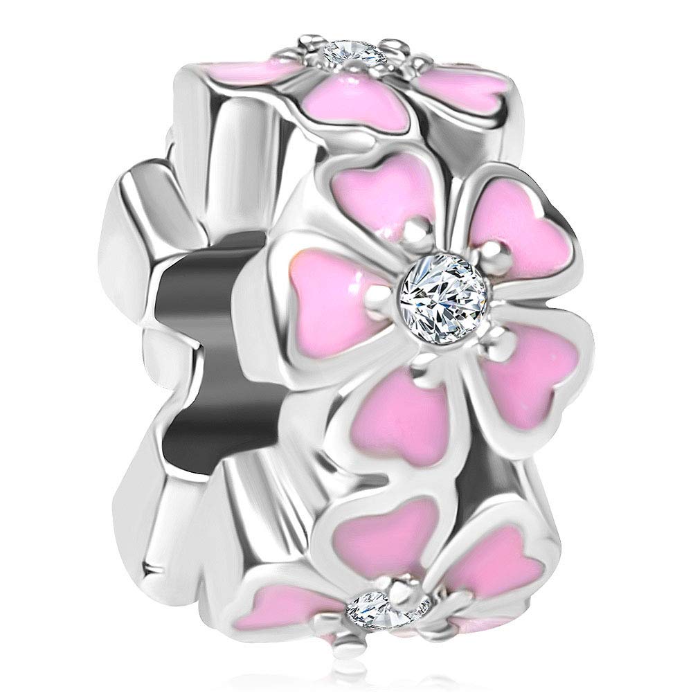 Casa De Novia Jewelryl Love You in My Heart Charms openable 6 Colors Cystal Dangle Beads for European Bracelets