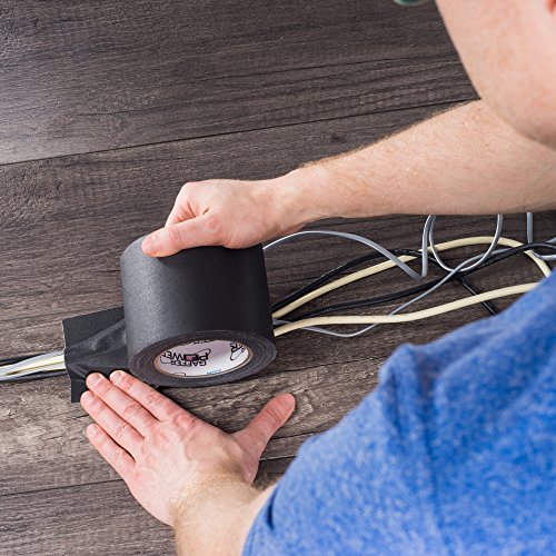 Gaffer Power Real Professional Premium Grade Gaffer Tape 4 Inch X 30 Yards, Black- Made In The Usa - Heavy Duty Gaffers Tape - Non-Reflective - Multipurpose - Better Than Duct Tape! #TOP3