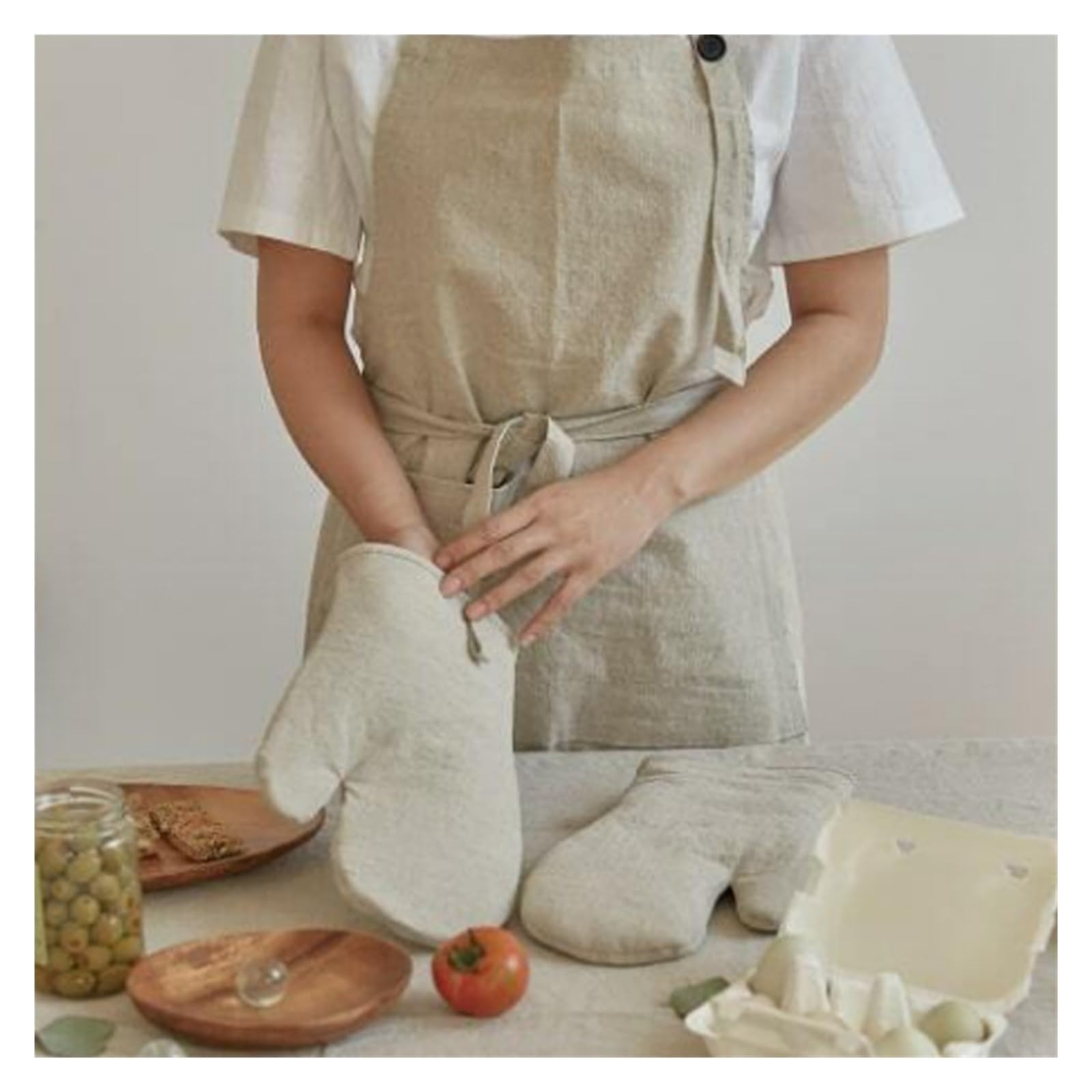 1 Paire De Gants Isolants Anti-brûlure for La Maison pour Cuisine