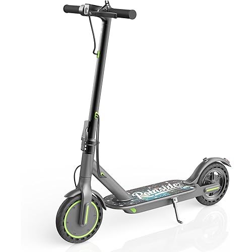 Electric Scooter for Adults- 8.5"/10''/14'' Tires, Up to 19/22MPH by 350W/500W Motor, Max 12/21/23/27/62Miles Long-Range Foldable Commuting Adults Scooter with Double Braking System and App