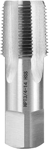 Miniatura 8 de LWCUSNJ 38" - 18 NPT - Grifo de tubo cónico M2 NPT, utilizado para roscar máquina convencional o roscado CNC, puede golpear acero y acero inoxidable