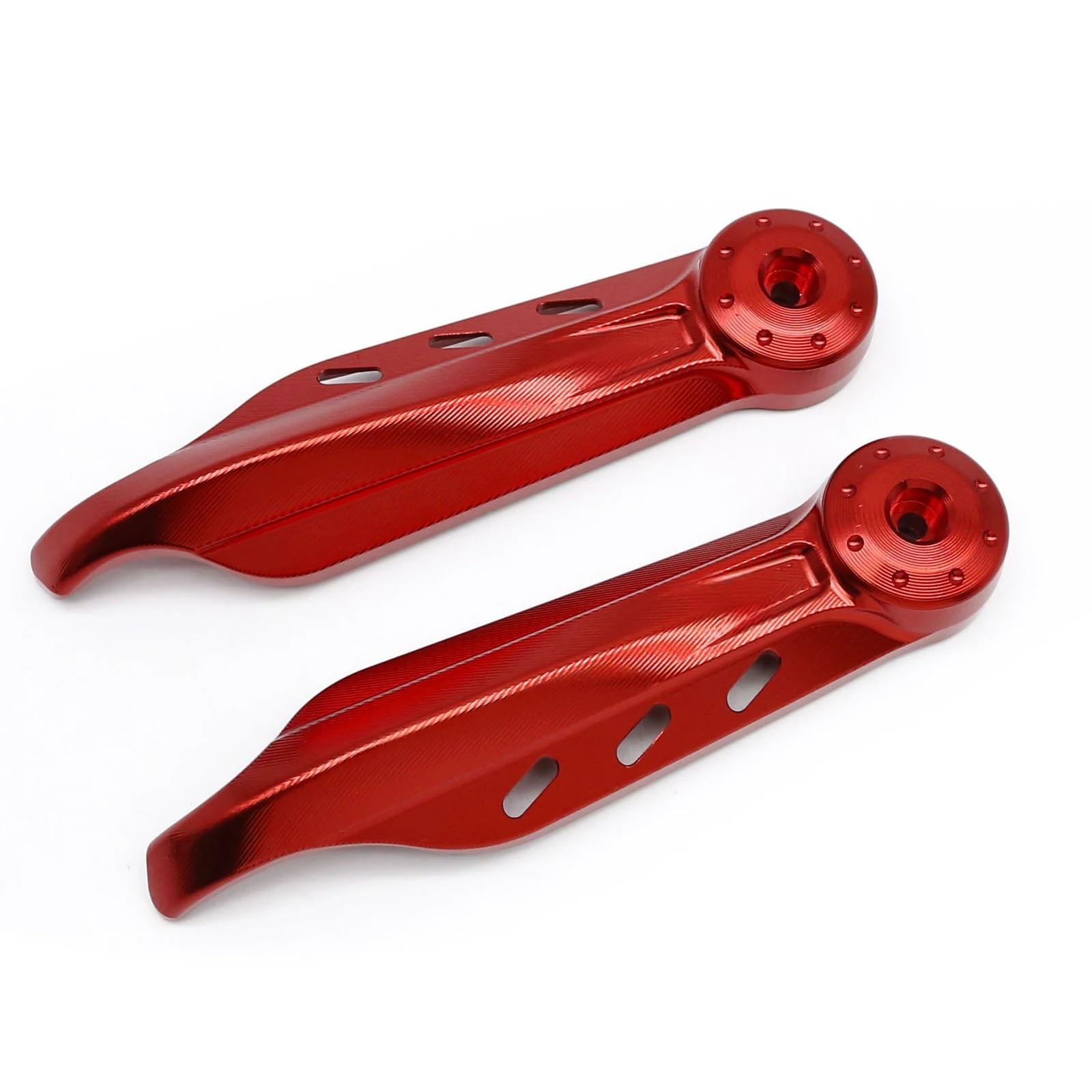 Fit For Multistrada V4 / V4S / Sport/Pikes Peak/Fit For Rally CNC Aluminum Handguard Hand Guard Protectors(RED)