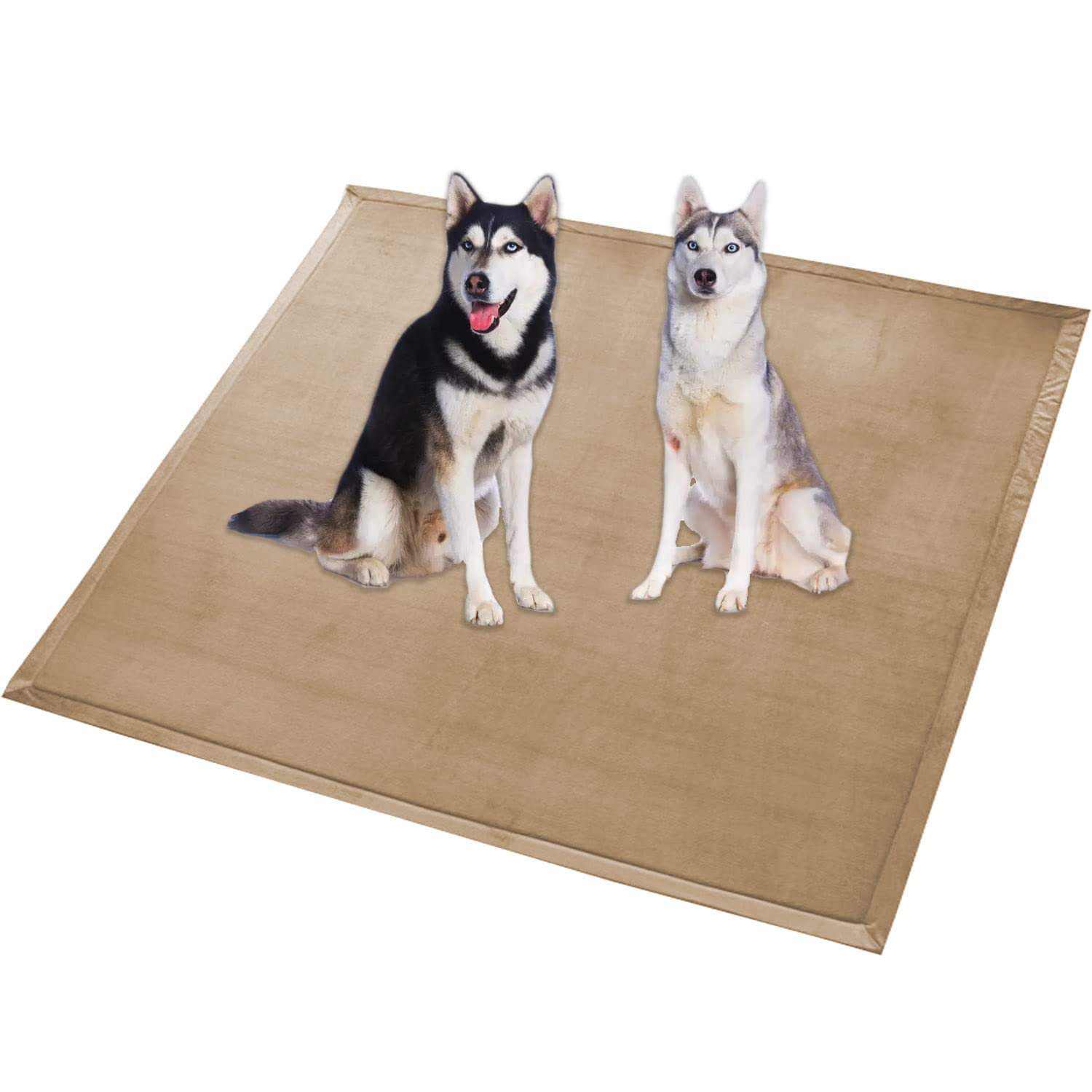 XXL Hundebettmatte, 100 X 70 Cm – Weicher Korallensamt, Rutschfeste Unterseite, Waschbar, Für Hunde & Katzen