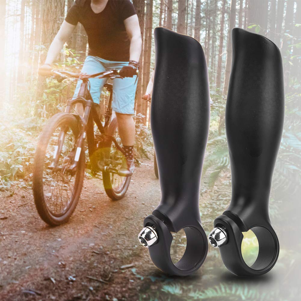 1 paio di impugnature per manubrio per bicicletta in fibra di carbonio, estremità per manubrio per bici da strada, per mountain bike