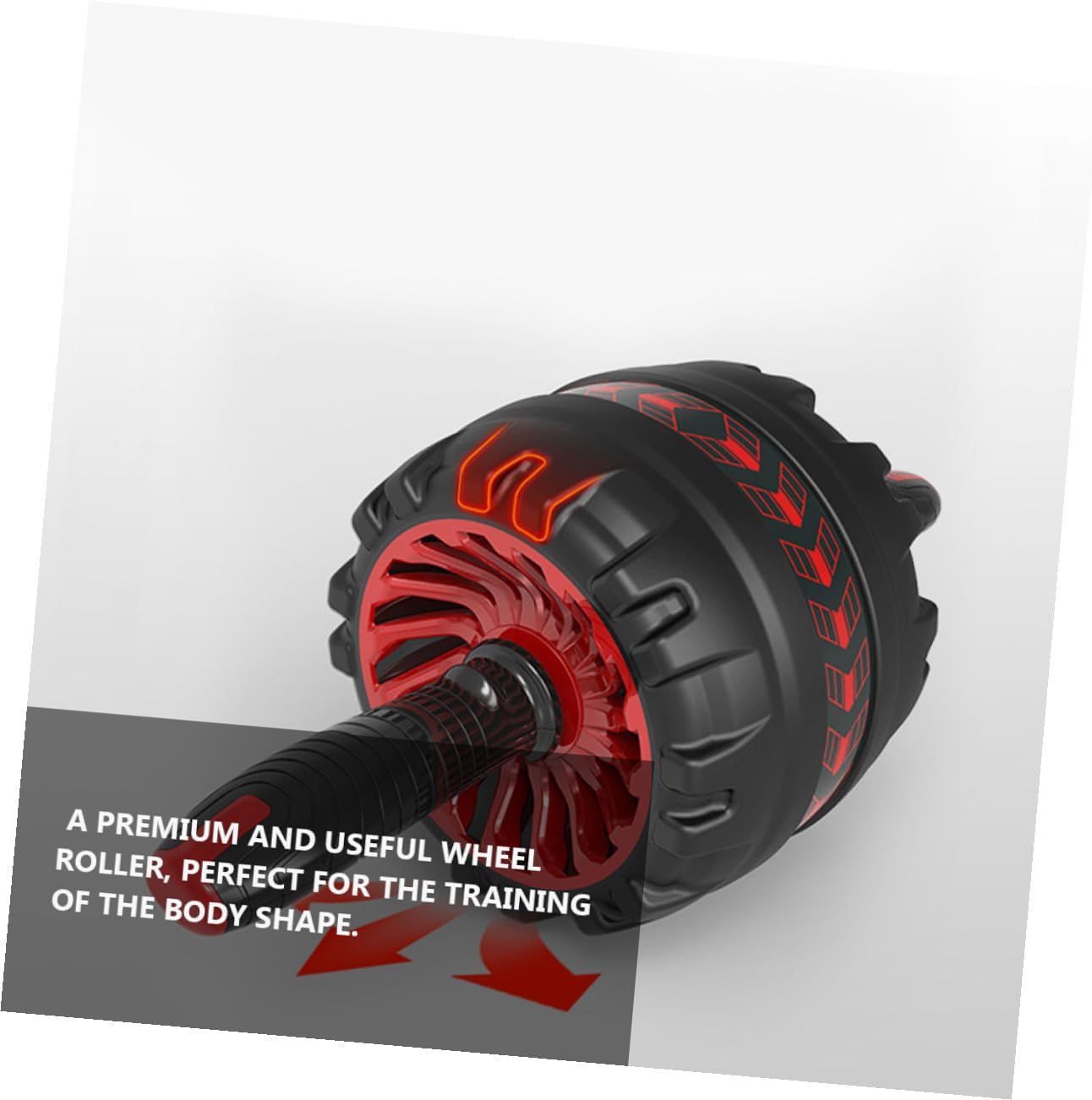 Automatic Rebound Ab Wheel Roller with Knee Pad, Double Wheel Abdominal Exercise Fitness Equipment for Indoor Core Training and Ab Workout