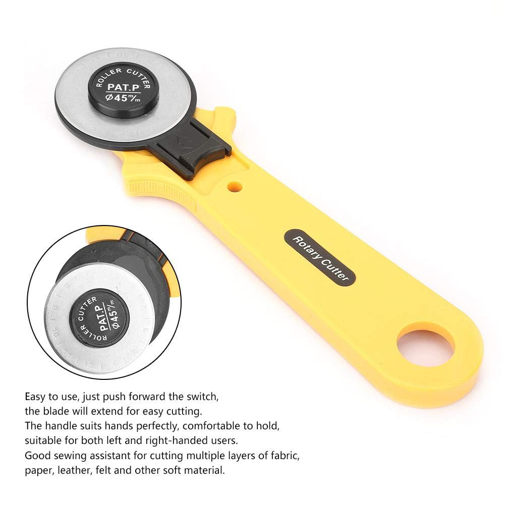 45mm Classic Loop Rotary Cutter Handle Fabric Leather Cutting Tool Sewing Accessory Tool Homemade Craft - Image 2