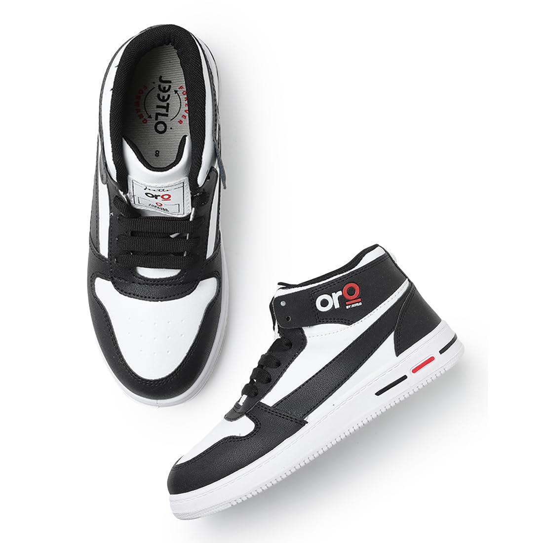 JEETLO Men Synthetic Sports Shoes (JEE105Black7) (B0CM6V7ZJY) Amazon Price History, Amazon Price Tracker