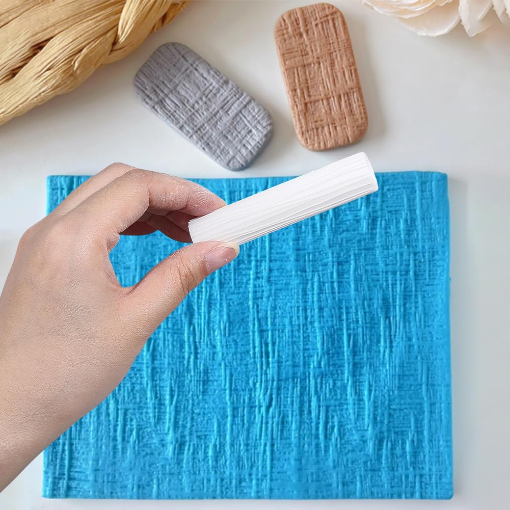 3 Stück Polymer Clay Struktur Roller Resin Prägung Töpferwerkzeug Ton Textur Roller Prägerollen Für Ton Modelliermasse Und Töpferstempel Ideal Für Schmuckherstellung