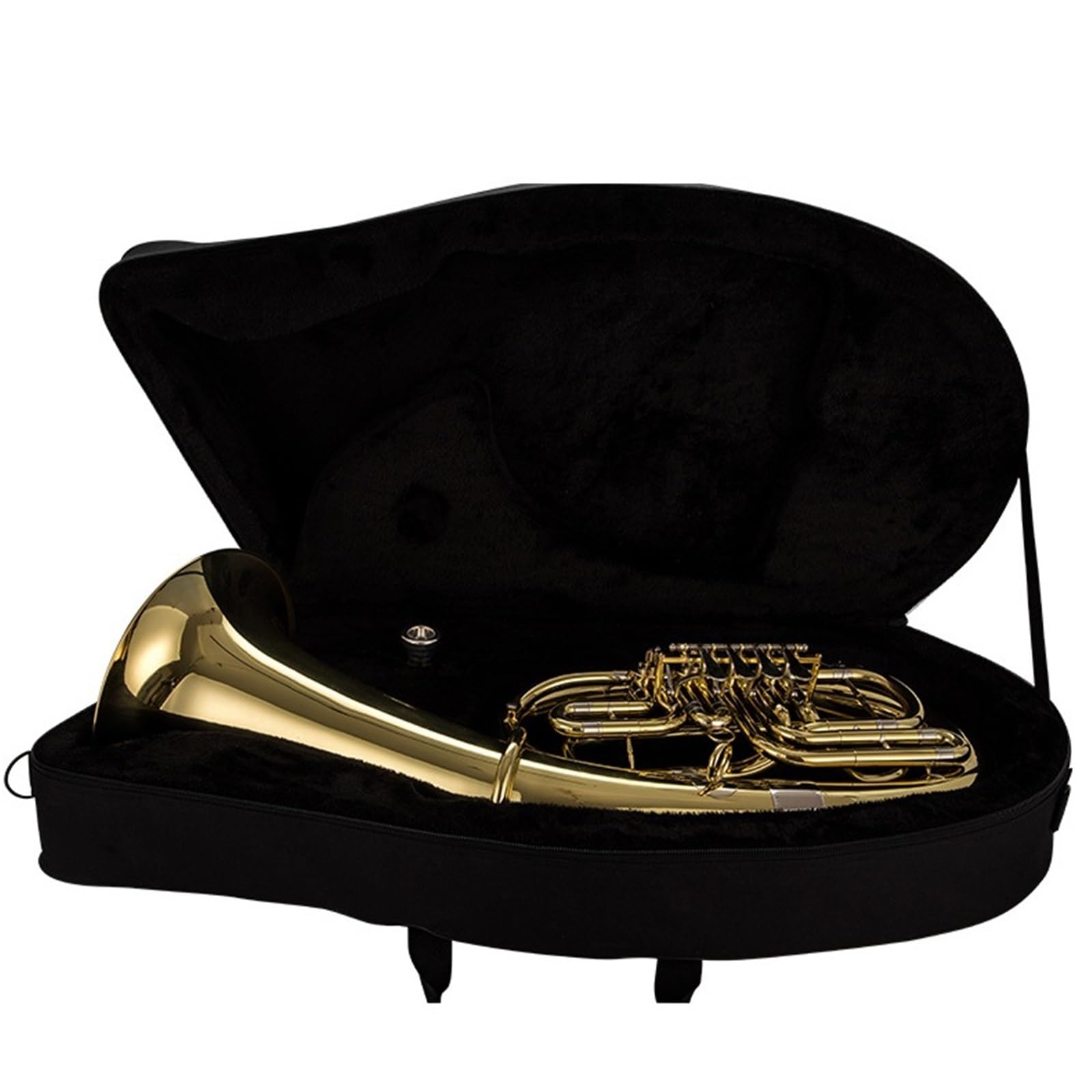 Kit Deuphonium Euphonium Si Bémol Quatre Touches Plates Instrument En Cuivre Adapté Aux Débutants Et Examens Notés