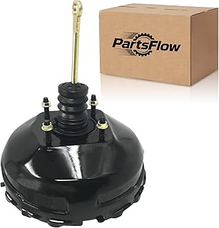 PartsFlow Power Brake Booster 54-71098 compatible with Chevrolet C1500 C2500 K1500 K2500 Pickup GMC C1500 C2500 K1500 K2500 Suburban Yukon 1994-1996 18021896