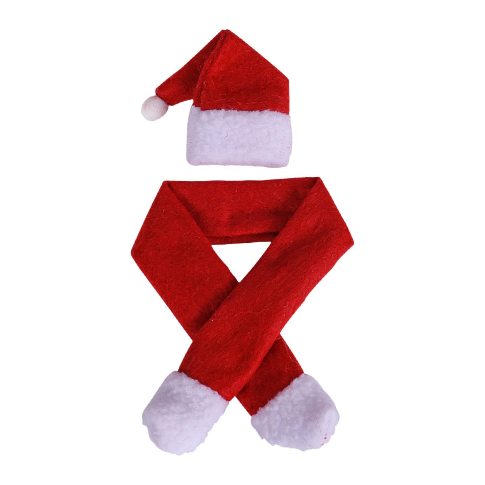 CALANDIS Christmas Wine Bottle Cover Set for DIY Craft Art Lightweight Mini Santa Hat-image-28