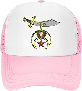 CENTUKE Masonic Shriner Gifts Mesh Baseball Dad Hat Women Men Washed Cotton Running Golf Cap Summer Hats Pink