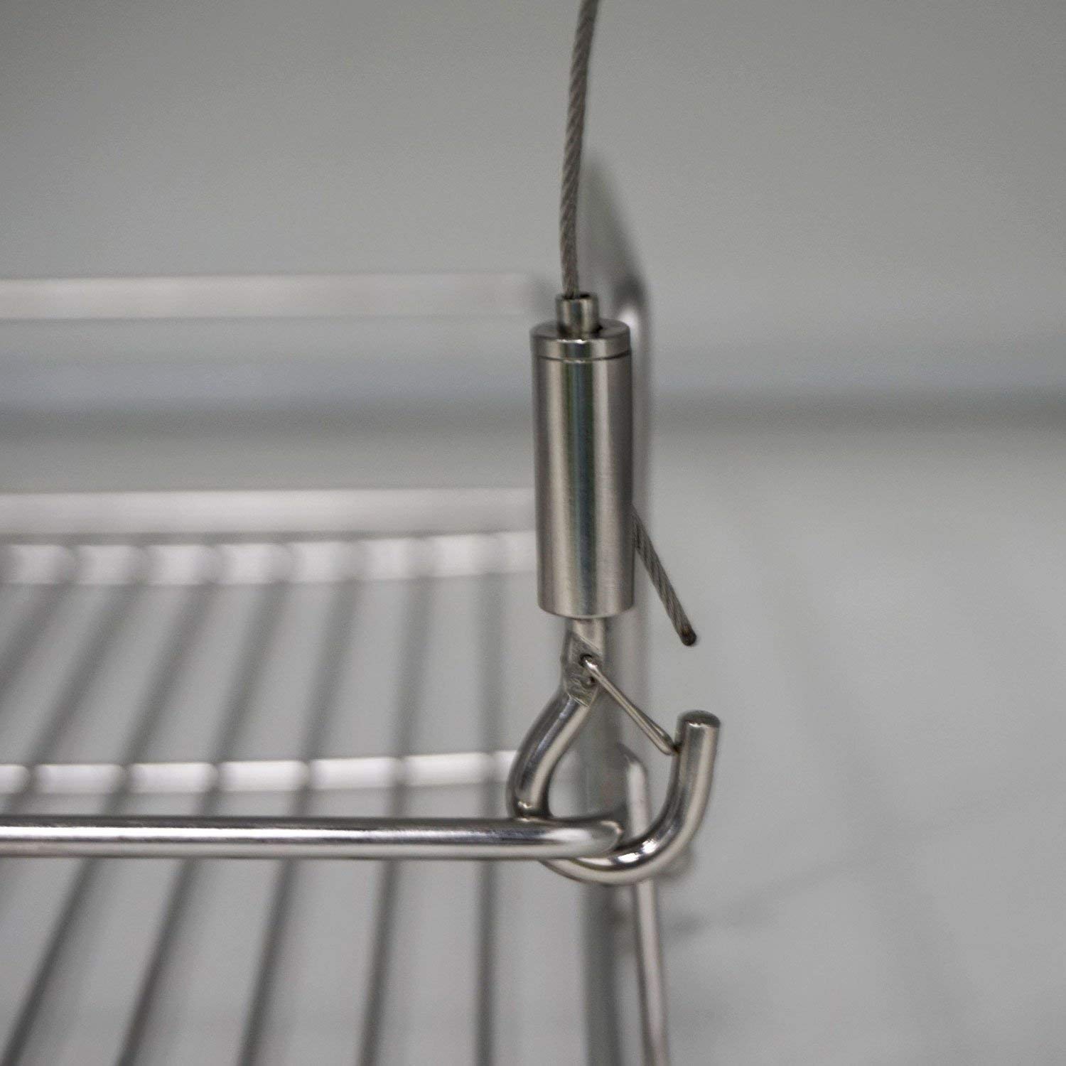 ZWIN 2m Adjustable Hanging Wires Kit 1.5mm Heavy Duty Mirror Hanging