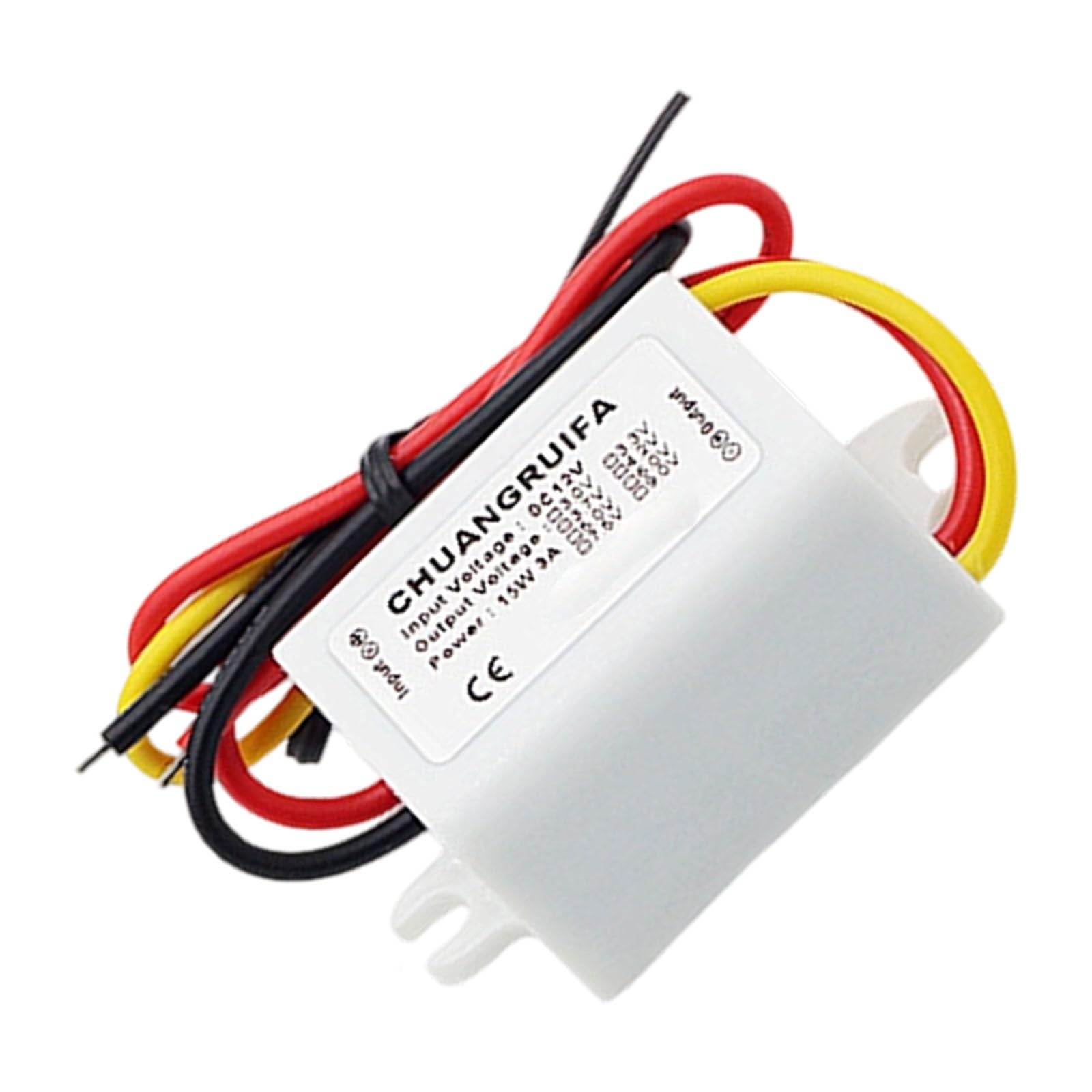 15W Converter 12V to 5V 3A Power Regulator Space Saving Module for Car Devices Home Automation Systems