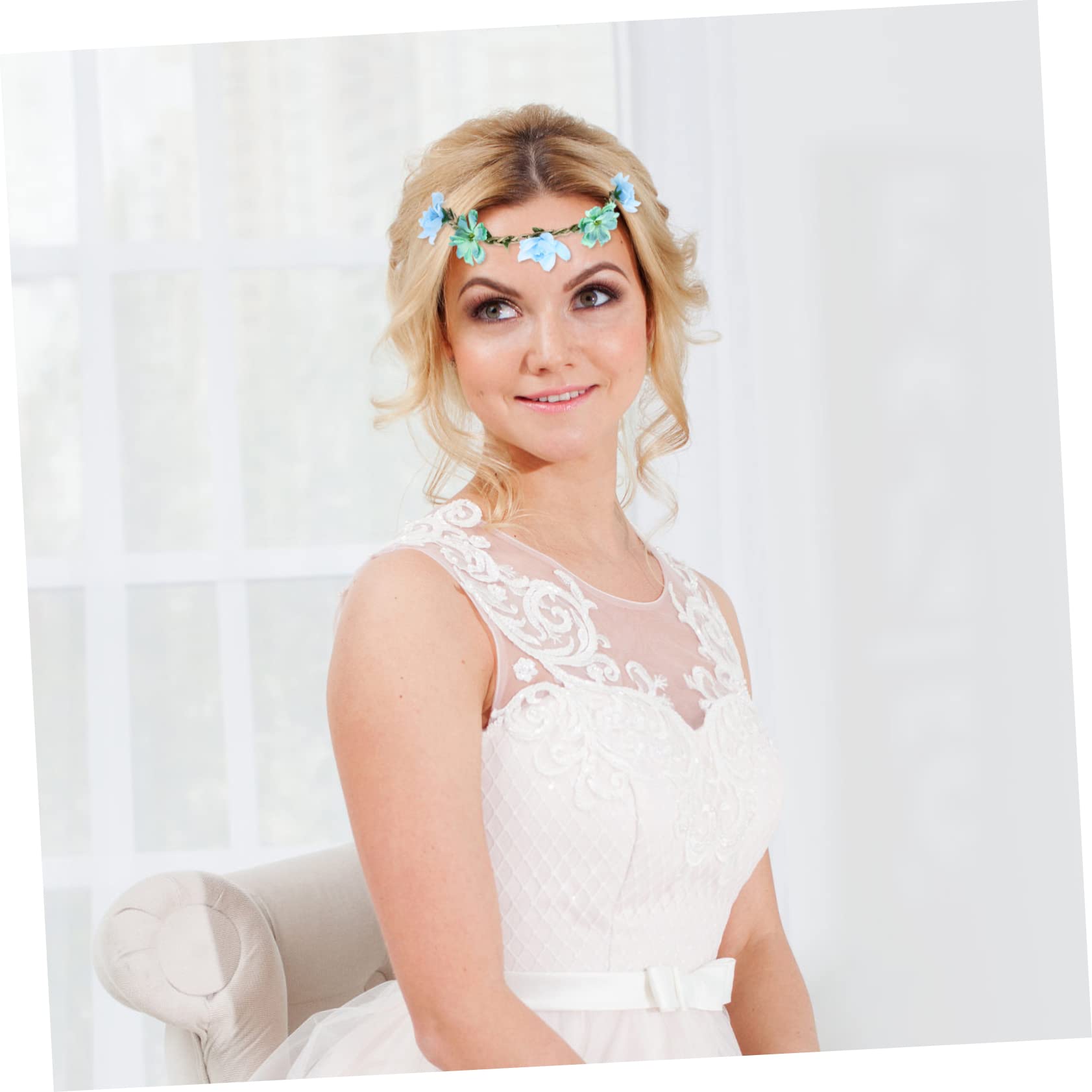 30stücke Teiliges Blumenkranz Haarschmuck Für Hochzeiten Festivals Fotografie Elastisches Und Hautfreundliches Design Mit Realistischen Farben Und Lebensechten Blumen Für Damen