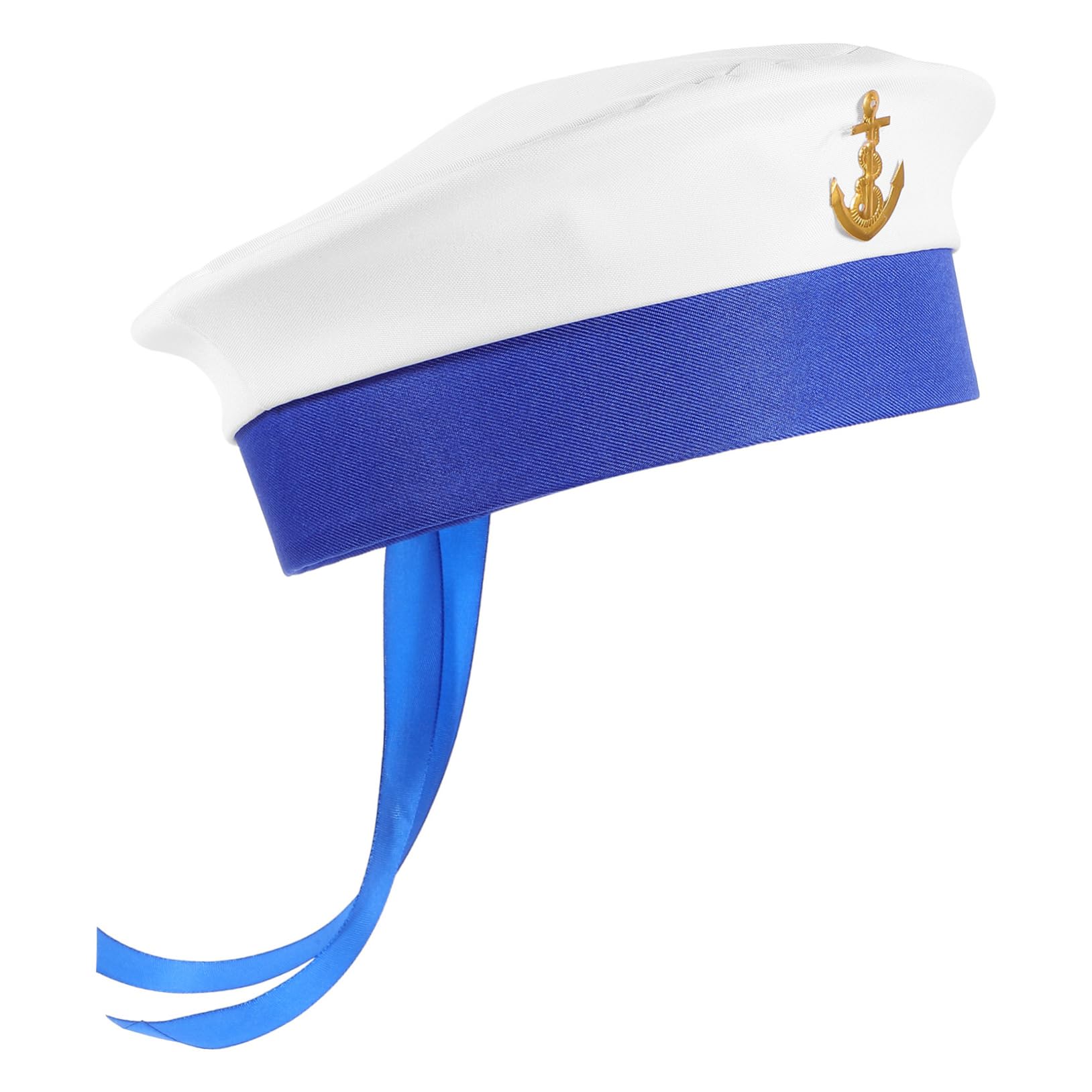 PRETYZOOM 5 Pz berretto della marina festa a tema vacanze cappelli berretto da marinaio cappello cosplay da marinaio per la adulto nastro cappello decorativo oggetti di scena uomo