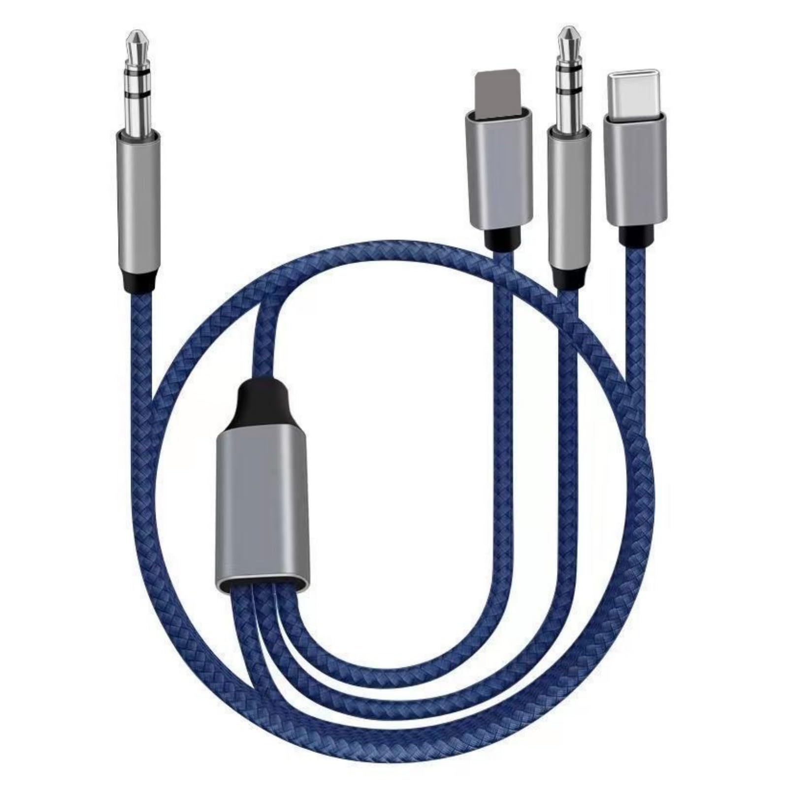 Aux Cable for iPhone in Car, in Aux to USB C Cable, to Aux  Cord, Aux Cable for Car Speaker/Headphone, Cable Adapter Compatible