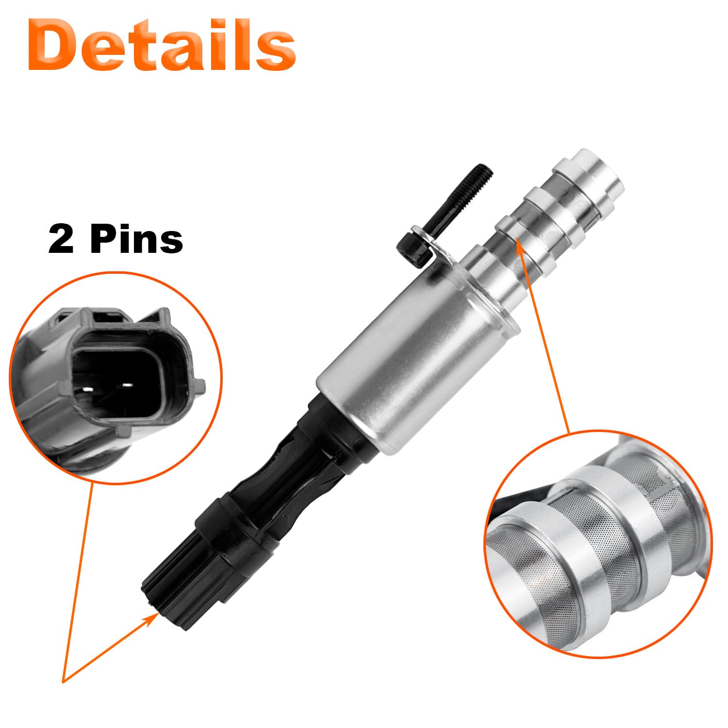 Sostituzione del solenoide di fasatura variabile della valvola del motore di aspirazione e scarico per Ford F-150 F-250/F-350 Super Duty Expedition Explorer Mustang/Lincoln Mark LT Navigator,