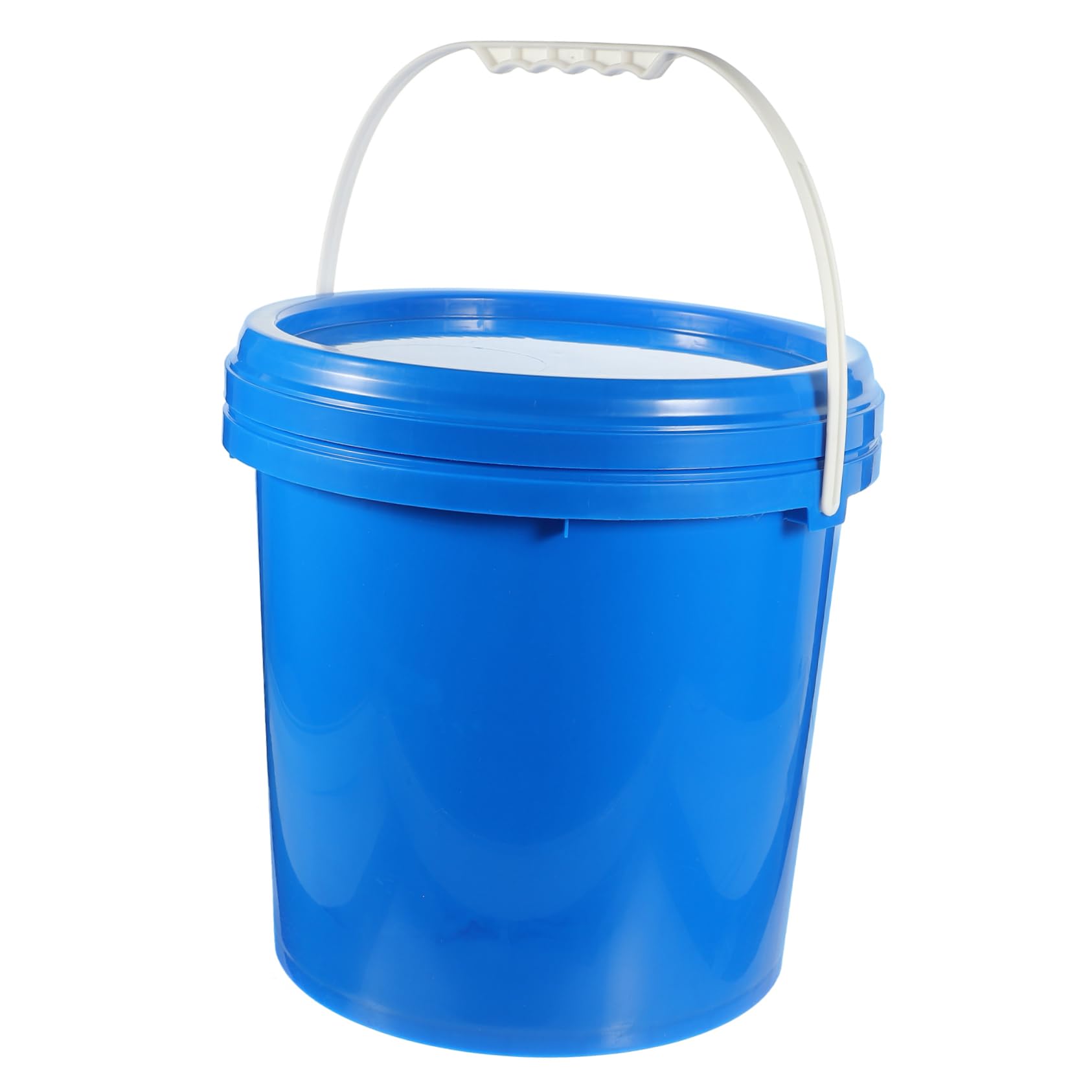 Veemoon Cubo de Pintura Blanco Hdpe Tapa para Almacenamiento de Pinturas o Pigmentos para Uso Proyectos de Arte o Decoración