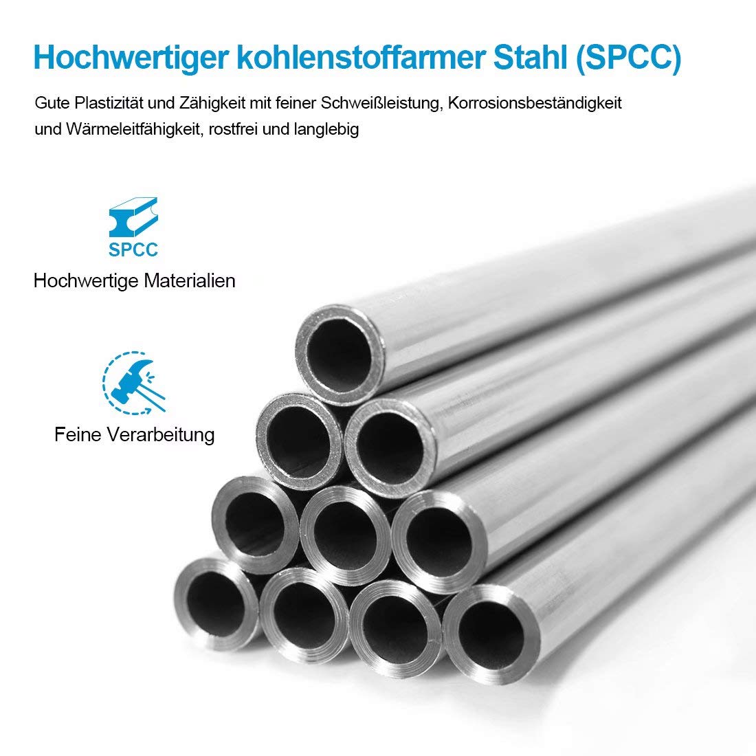 Heilmetz Handtuchtrockner 40 x 100 cm Badheizkörper Mittelanschluss Heizkörper Bad Handtuchwärmer Handtuchheizkörper Weiß Gerade