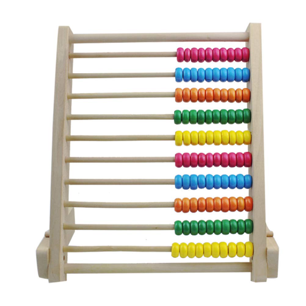 Homyl Mulit Color Plastic Chinese Abacus Kids Soroban Calculator Math Educational Toy 13 Column Mathematics Mathematics Counting One Acleaning Com