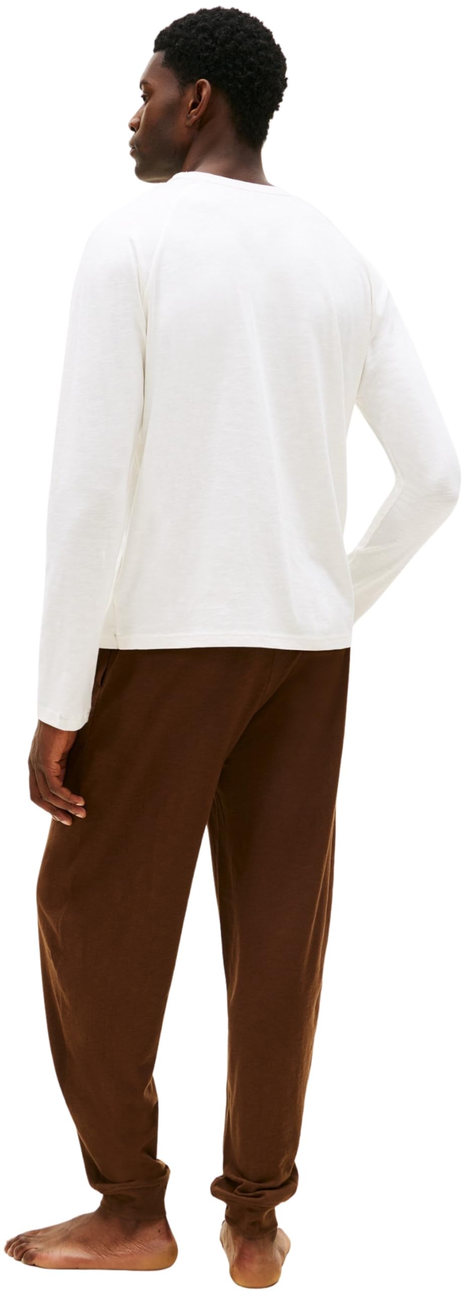 Tommy Hilfiger Conjunto de Pijama Hombre Jersey Cuffed de algodón