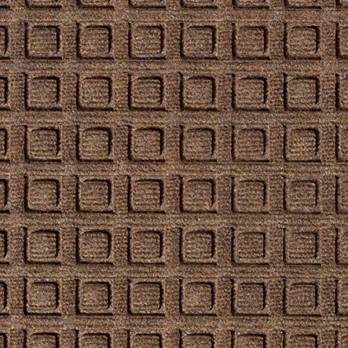 Notrax Tapete de entrada 152 Waffle CTE™, para casa ou escritório, 8 x 1,8 m, marrom