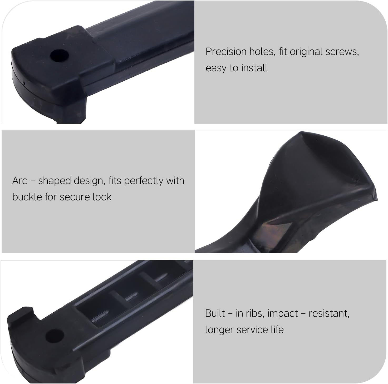4 Pcs Hood Strap Panel Latch Kit 517302448 - Compatible with Ski Doo REV MXZ GTX, Impact Proof Skidoo Snowmobile Parts