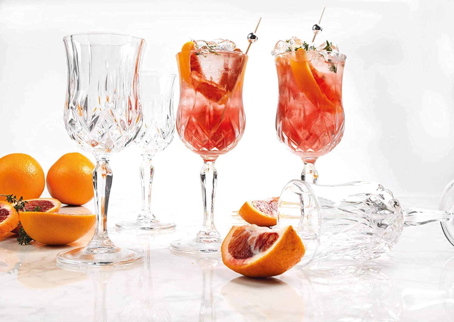 RCR - Laurus, Set Calice Vino, 6 Pezzi, Trasparente