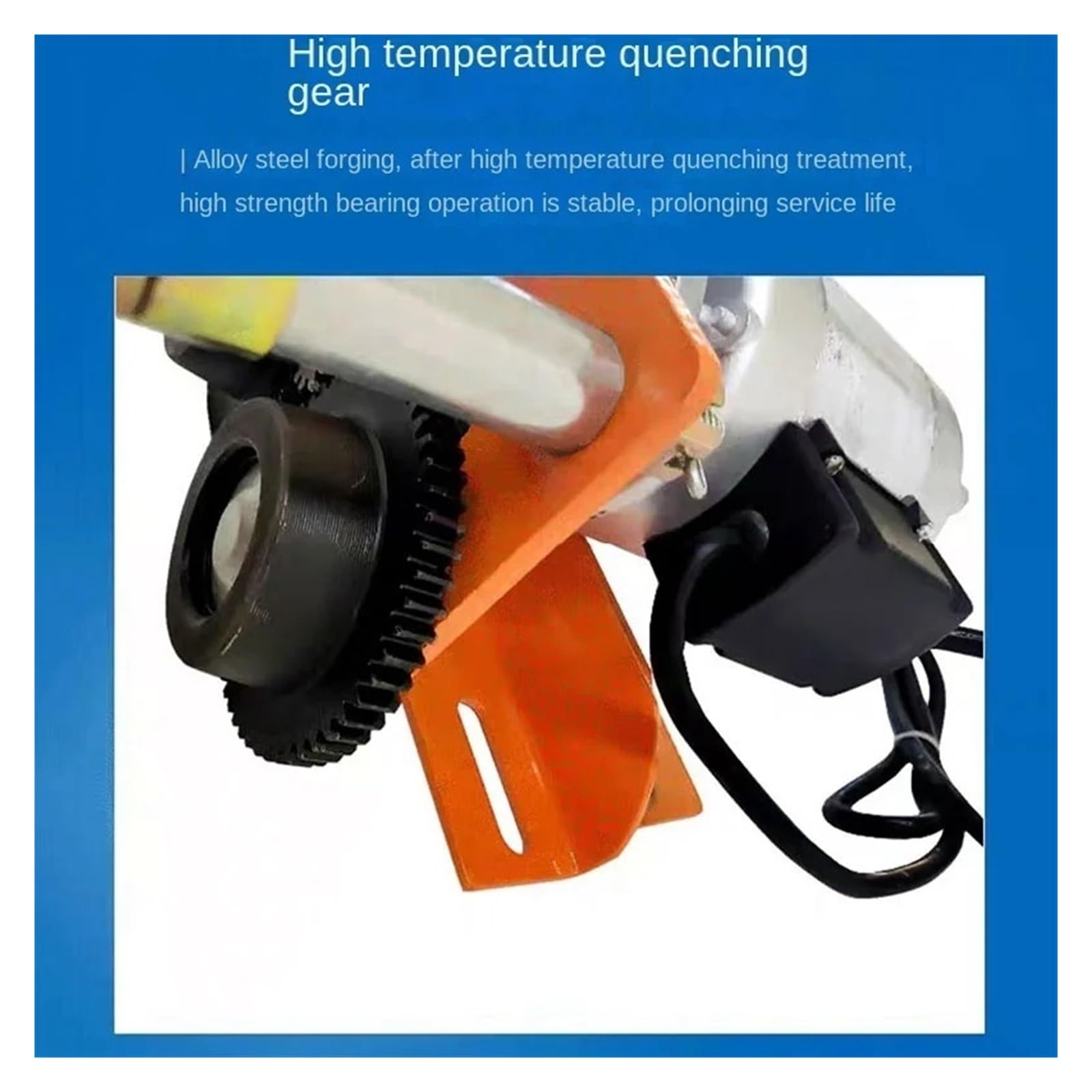Polea Para Caminar Y Remar, 0,5 T/1T, Mini Polipasto Eléctrico, Coche Deportivo, Grúa Doméstica, Monorraíl, De Viga En I, Turismo Herramienta Elevadora Eléctrica(0.5T)