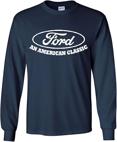 Miniatura 6 de Ford an American Classic - Camiseta de manga larga con licencia de Ford Truck, Negro -