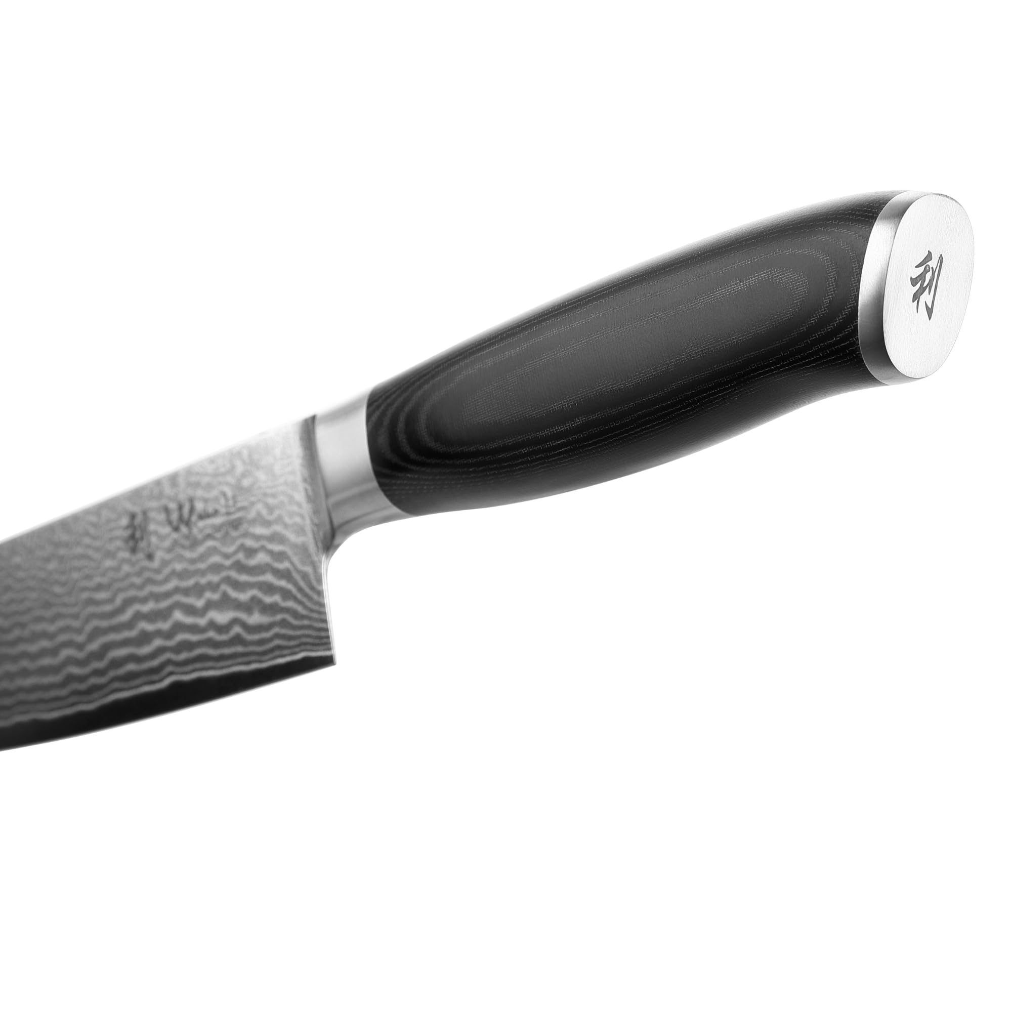 Wakoli Mikata Damastmesser Santoku 17 cm Klinge I aus 67 Lagen I Damast Küchenmesser und Profi Kochmesser aus echtem Damaststahl mit Micarta Griff